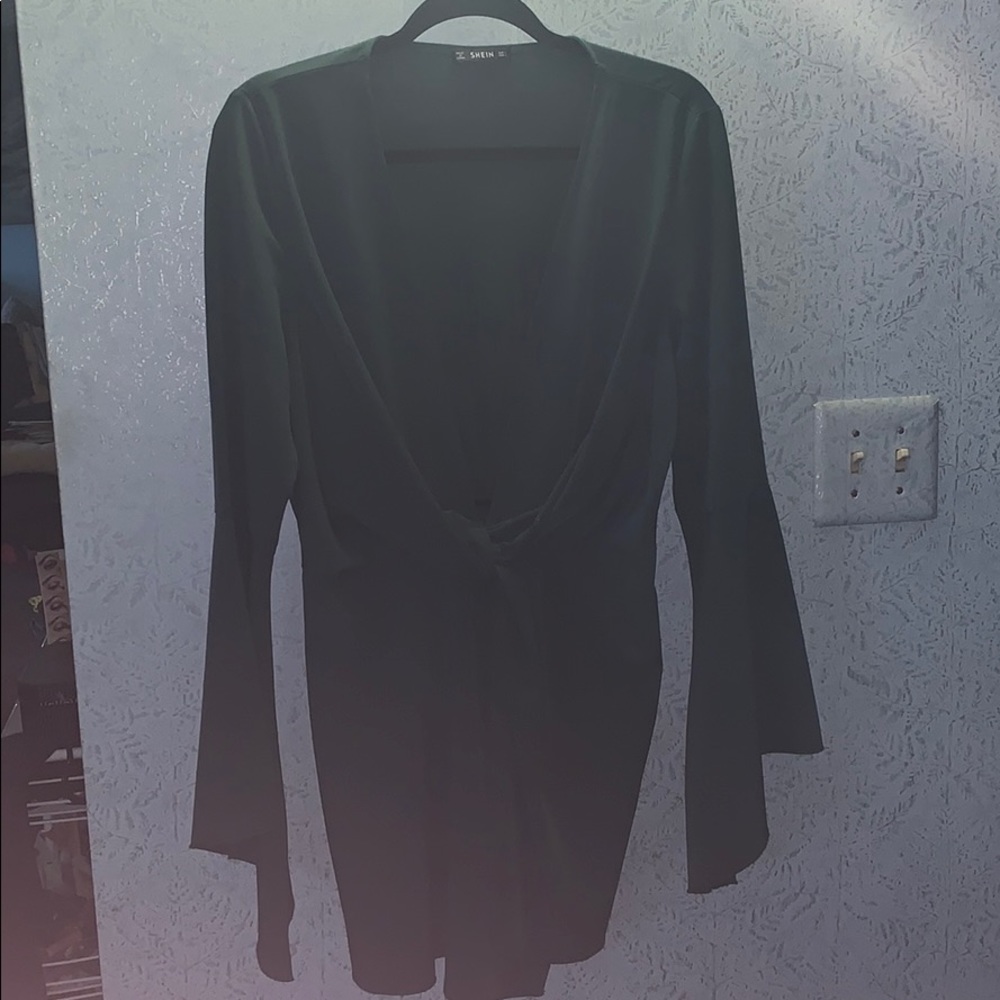 Shein green dress